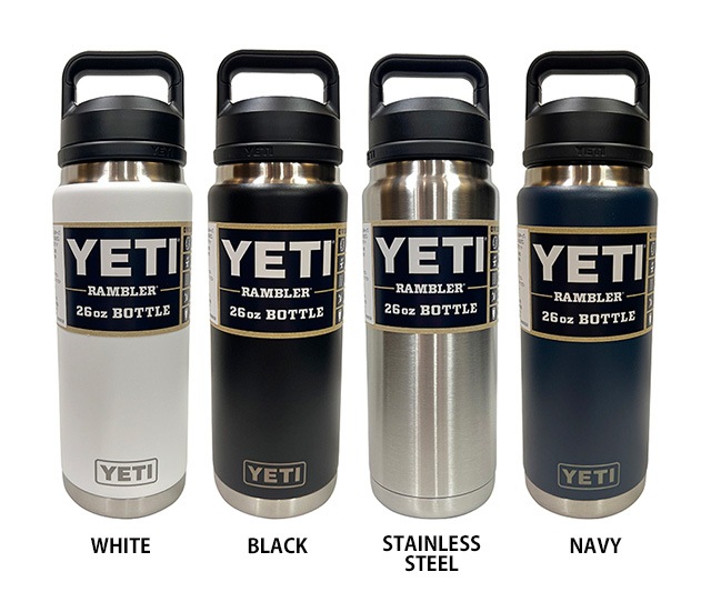 YETI ƥRAMBLER 26oz BOTTLE CHUG  ֥顼 ܥȥ 㥰 4WHITE/BLACK/NAVY/STAINLESS STEELˡ769mlޥ֥顼ƥ쥹 ݲ