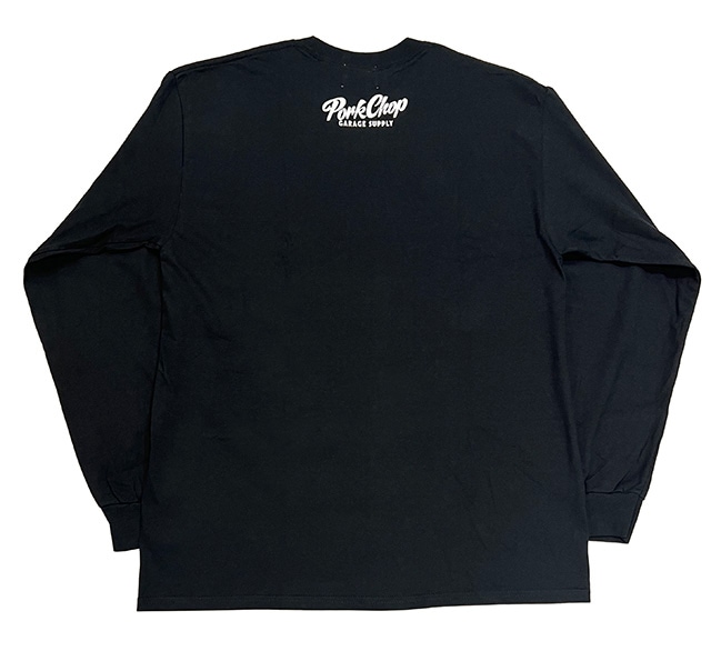 PORKCHOP GARAGE SUPPLY �ݡ�������å� ���졼�����ץ饤��SLOGAN L/S TEE������������ ĹµT����ġ�����T��3��(WHITE/BLACK/NAVY)��2025SS
