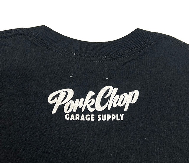PORKCHOP GARAGE SUPPLY �ݡ�������å� ���졼�����ץ饤��SLOGAN L/S TEE������������ ĹµT����ġ�����T��3��(WHITE/BLACK/NAVY)��2025SS