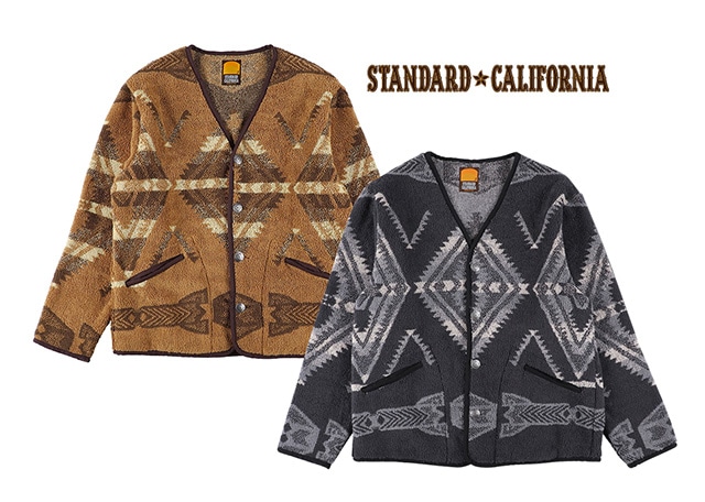 STANDARD CALIFORNIA ����������ɥ���ե���˥� SD Native Pile Jacket���ͥ��ƥ��֥ѥ��른�㥱�åȡ�2����BLACK/BEIGE��