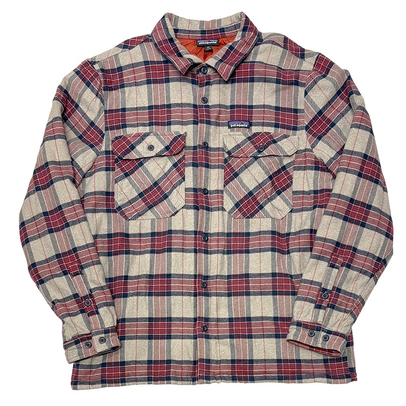 patagonia �ѥ����˥���L/S Insulated Flannel Shirt ���󥰥��꡼�� ���󥵥졼�ƥå� �ե��ͥ� ����ġ�col.GRAY��size:XXL���������ꥷ��ġ���USED �桼���ɡۡ���šۡ�Ź�޻����Բġ�