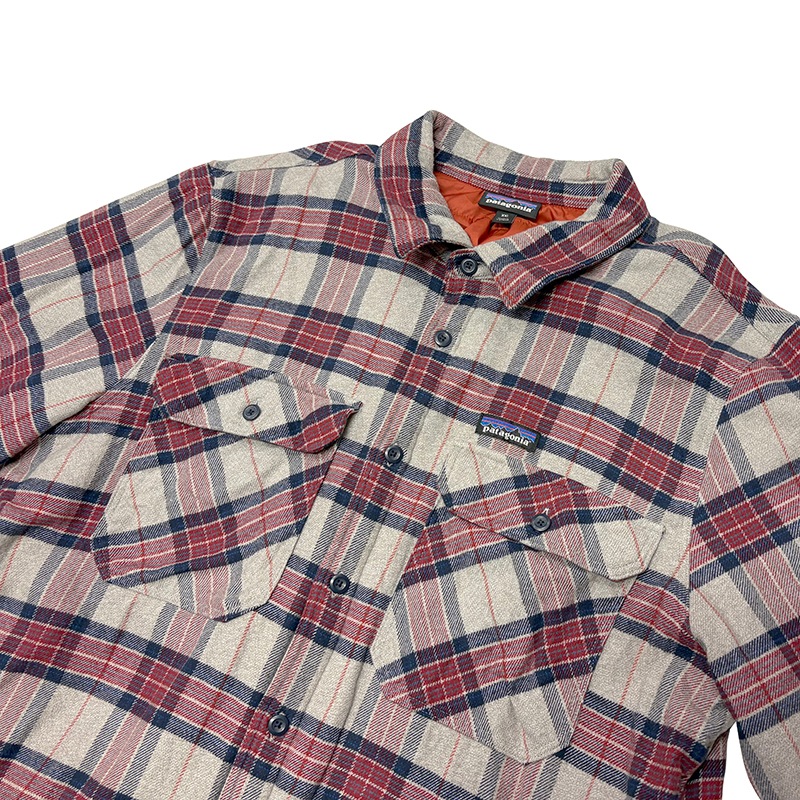patagonia �ѥ����˥���L/S Insulated Flannel Shirt ���󥰥��꡼�� ���󥵥졼�ƥå� �ե��ͥ� ����ġ�col.GRAY��size:XXL���������ꥷ��ġ���USED �桼���ɡۡ���šۡ�Ź�޻����Բġ�