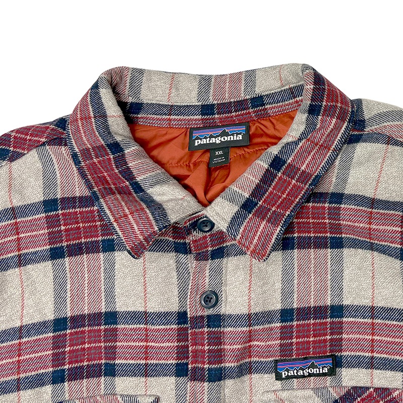 patagonia �ѥ����˥���L/S Insulated Flannel Shirt ���󥰥��꡼�� ���󥵥졼�ƥå� �ե��ͥ� ����ġ�col.GRAY��size:XXL���������ꥷ��ġ���USED �桼���ɡۡ���šۡ�Ź�޻����Բġ�