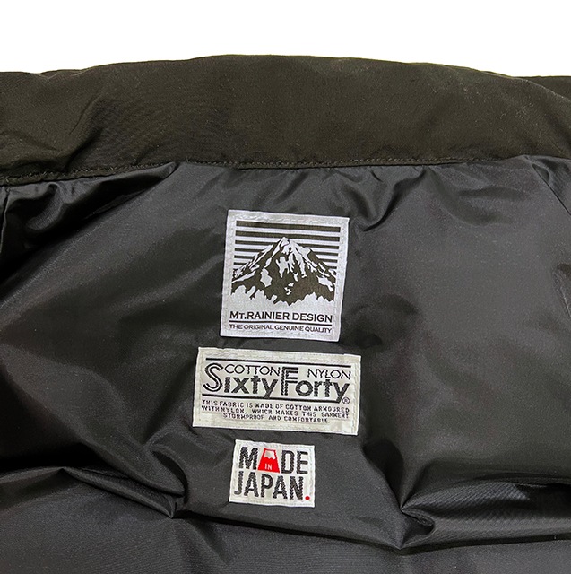 ��SALE 10%OFF�� MT.RAINIER DESIGN �ޥ���ȥ쥤�˥��ǥ�����MRD DOWN VEST ������٥��ȡ�02:BLACK �֥�å���MADE IN JAPAN �����������ĥ�����