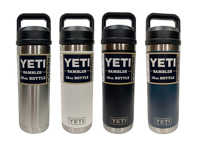 YETI �����ƥ���RAMBLER 18oz BOTTLE CHUG  ���֥顼 �ܥȥ� ���㥰 ��4����WHITE/BLACK/NAVY/STAINLESS STEEL�ˡ�532ml���������ޥ�������֥顼�����ƥ�쥹 �ݲ�����