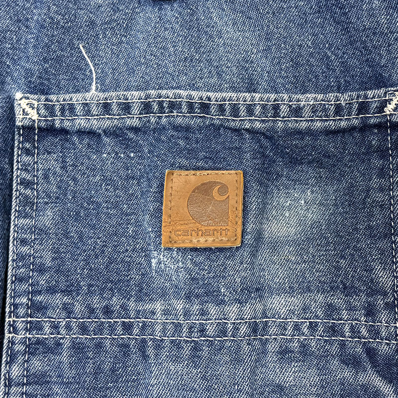Carhartt �����ϡ��ȡ�Single Knee Denim Painter Pants ���󥰥�ˡ� �ǥ˥� �ڥ��󥿡��ѥ�ġ��饤�ȥ��󥹡�col.INDIGO��size:W36��L34ɽ����COTTON100% ����USED �桼���ɡۡ���šۡ�Ź�޻����Բġ�