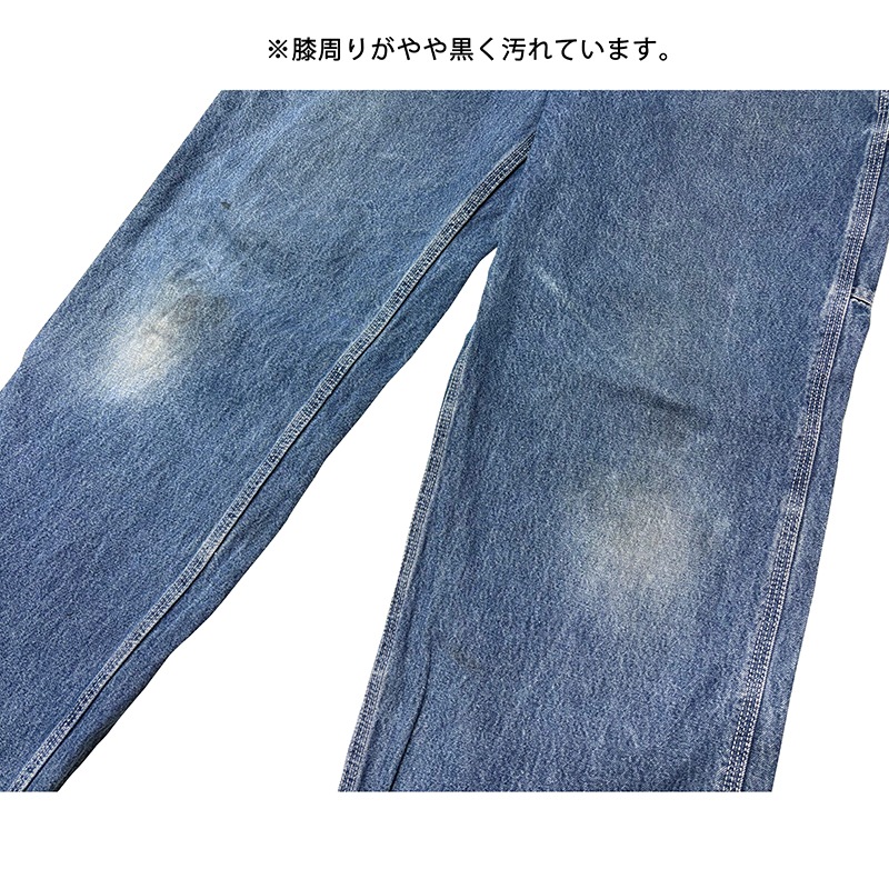 Carhartt �����ϡ��ȡ�Single Knee Denim Painter Pants ���󥰥�ˡ� �ǥ˥� �ڥ��󥿡��ѥ�ġ��饤�ȥ��󥹡�col.INDIGO��size:W36��L34ɽ����COTTON100% ����USED �桼���ɡۡ���šۡ�Ź�޻����Բġ�