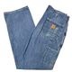 Carhartt �����ϡ��ȡ�Single Knee Denim Painter Pants ���󥰥�ˡ� �ǥ˥� �ڥ��󥿡��ѥ�ġ��饤�ȥ��󥹡�col.INDIGO��size:W36��L34ɽ����COTTON100% ����USED �桼���ɡۡ���šۡ�Ź�޻����Բġ�