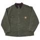 90s��Carhartt �����ϡ��ȡ�Michigan Chore Coat �ߥ�������祢�����ȡ�col:OLIVE��size:XL REGULAR���֥�󥱥åȥ饤�ʡ���Made in U.S.A.����VINTAGE �ӥ�ơ����ۡ���š�
