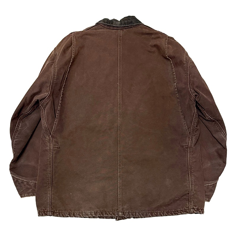 Carhartt �����ϡ��ȡ�Michigan Chore Coat �ߥ�������祢�����ȡ�col:DARK BROWN��size:X-LARGE���֥�󥱥åȥ饤�ʡ���Made in U.S.A.����USED �桼���ɡۡ���š�