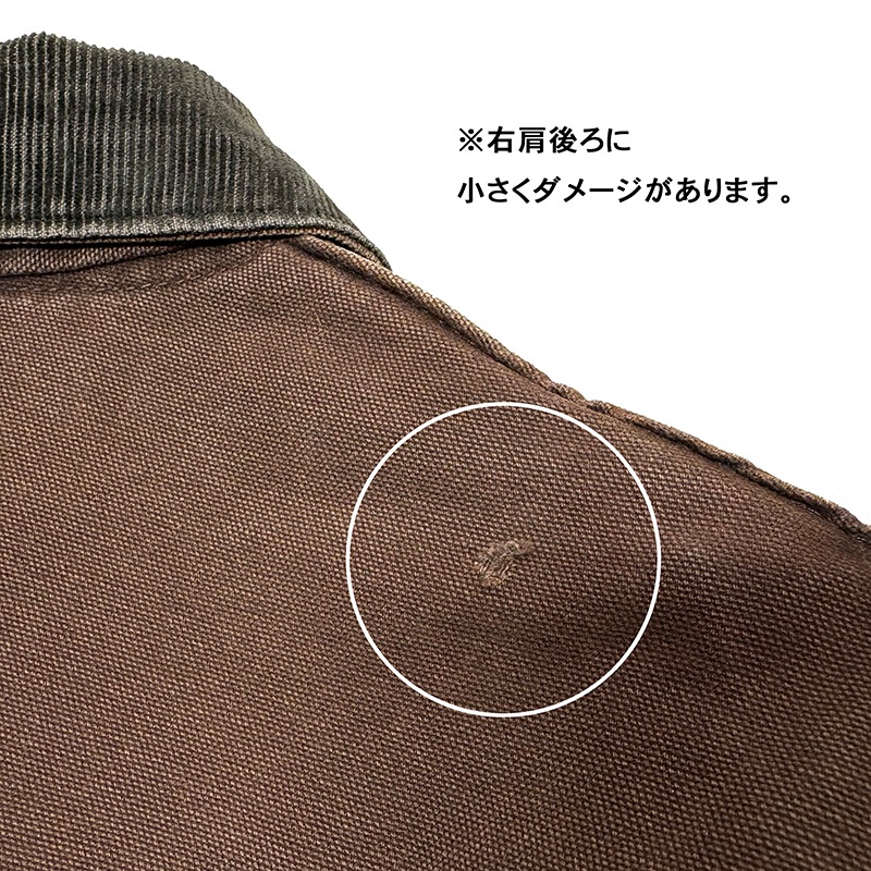 Carhartt �����ϡ��ȡ�Michigan Chore Coat �ߥ�������祢�����ȡ�col:DARK BROWN��size:X-LARGE���֥�󥱥åȥ饤�ʡ���Made in U.S.A.����USED �桼���ɡۡ���š�