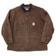Carhartt �����ϡ��ȡ�Michigan Chore Coat �ߥ�������祢�����ȡ�col:DARK BROWN��size:X-LARGE���֥�󥱥åȥ饤�ʡ���Made in U.S.A.����USED �桼���ɡۡ���š�