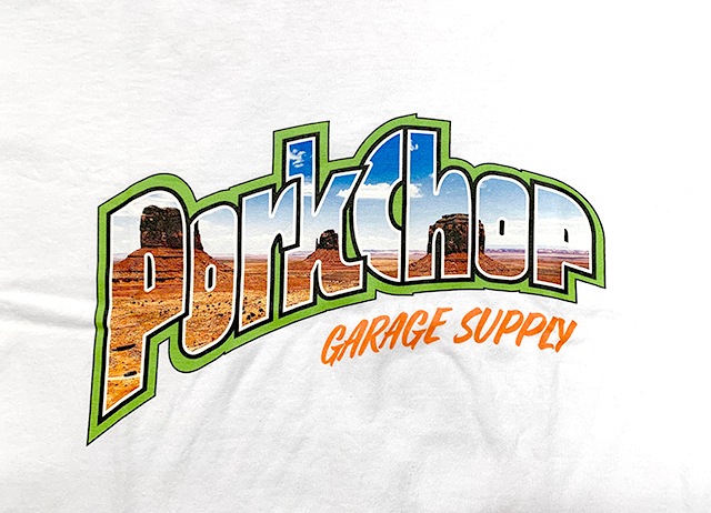 PORKCHOP GARAGE SUPPLY �ݡ�������å� ���졼�����ץ饤�� MV LOGO TEE MV���� T����ġ�Ⱦµ��3��(BLACK/WHITE/BURGUNDY)��2024SS