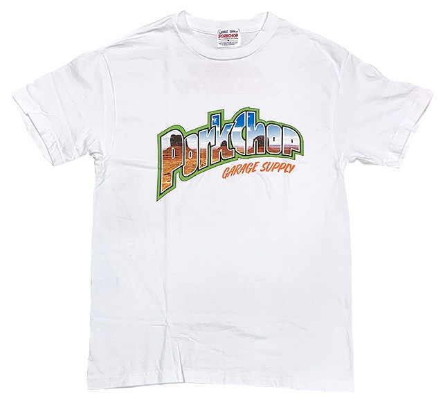 PORKCHOP GARAGE SUPPLY �ݡ�������å� ���졼�����ץ饤�� MV LOGO TEE MV���� T����ġ�Ⱦµ��3��(BLACK/WHITE/BURGUNDY)��2024SS