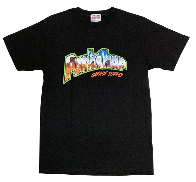 PORKCHOP GARAGE SUPPLY �ݡ�������å� ���졼�����ץ饤�� MV LOGO TEE MV���� T����ġ�Ⱦµ��3��(BLACK/WHITE/BURGUNDY)��2024SS
