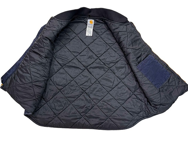 carhartt ϡȡDuck Vest å٥ȡNAVY ͥӡ΢ƥ󥰡size:2XLBIG SIZE ӥå Used 桼ɡۡš