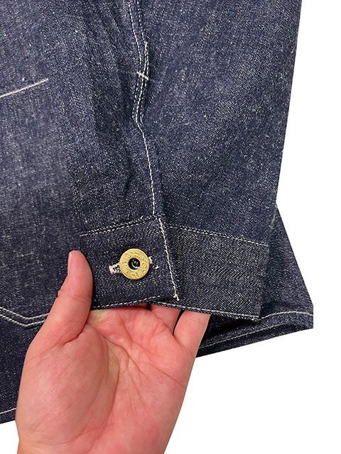 WAREHOUSE �������ϥ����� Lot 2224 1920's FREE LAND CHORE JACKET���ե꡼���� ���祢�����㥱�åȡ����С������롡�ǥ˥ࡡNON WASH �Υ󥦥��å��塡�ꥸ�åɡ�̤������������