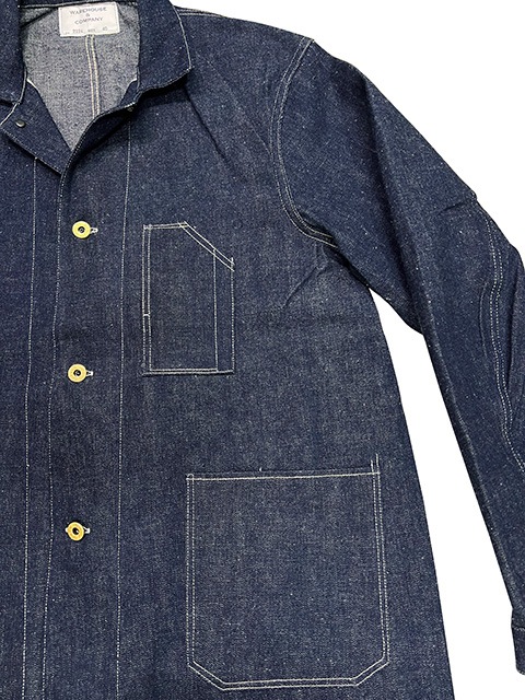 WAREHOUSE �������ϥ����� Lot 2224 1920's FREE LAND CHORE JACKET���ե꡼���� ���祢�����㥱�åȡ����С������롡�ǥ˥ࡡNON WASH �Υ󥦥��å��塡�ꥸ�åɡ�̤������������