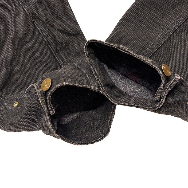 90s��Carhartt �����ϡ��ȡ�Michigan Chore Coat �ߥ�������祢�����ȡ�col:BLACK��size:48���֥�󥱥åȥ饤�ʡ���Made in U.S.A.����VINTAGE �ӥ�ơ����ۡ���š�