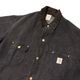 90s��Carhartt �����ϡ��ȡ�Michigan Chore Coat �ߥ�������祢�����ȡ�col:BLACK��size:48���֥�󥱥åȥ饤�ʡ���Made in U.S.A.����VINTAGE �ӥ�ơ����ۡ���š�