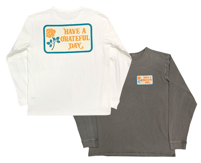 HAVE A GRATEFUL DAY �ϥ� �� ���쥤�ȥե� �ǥ���L/S T-SHIRTS BOX LOGO ���󥰥��꡼�� T����� �ܥå��� ������GOWEST��GOHEMP��Ĺµ������T��2��(BLACK/WHITE)��2023FW