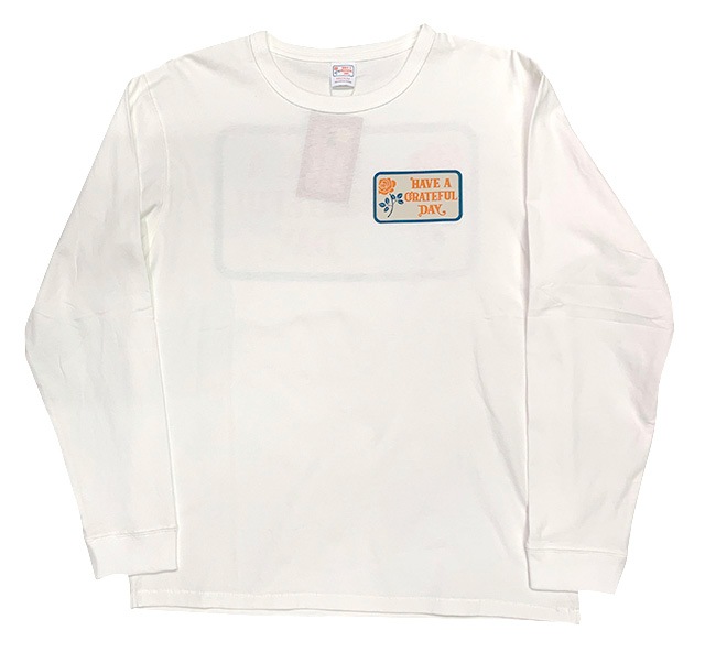 HAVE A GRATEFUL DAY �ϥ� �� ���쥤�ȥե� �ǥ���L/S T-SHIRTS BOX LOGO ���󥰥��꡼�� T����� �ܥå��� ������GOWEST��GOHEMP��Ĺµ������T��2��(BLACK/WHITE)��2023FW