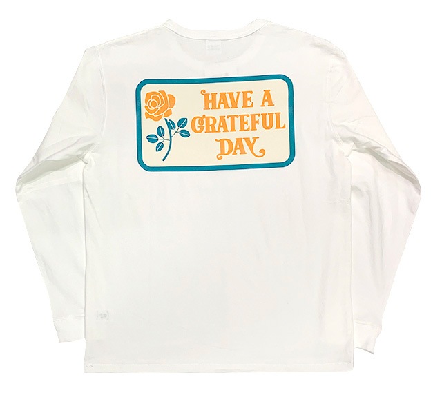 HAVE A GRATEFUL DAY �ϥ� �� ���쥤�ȥե� �ǥ���L/S T-SHIRTS BOX LOGO ���󥰥��꡼�� T����� �ܥå��� ������GOWEST��GOHEMP��Ĺµ������T��2��(BLACK/WHITE)��2023FW