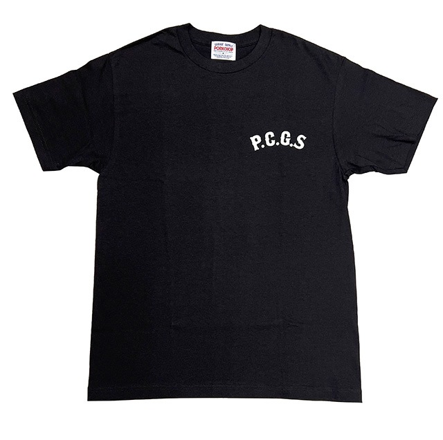 PORKCHOP GARAGE SUPPLY ݡå 졼ץ饤CIRCLE PORK TEE ݡ TġȾµ3(WHITE/BLACK/BURGUNDY)2025SS