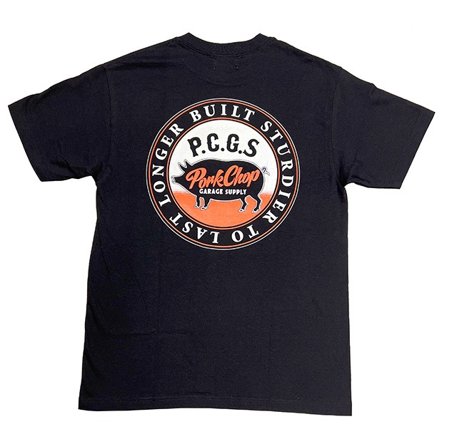 PORKCHOP GARAGE SUPPLY ݡå 졼ץ饤CIRCLE PORK TEE ݡ TġȾµ3(WHITE/BLACK/BURGUNDY)2025SS