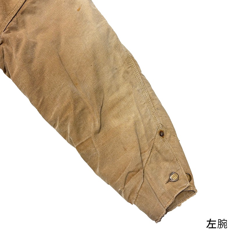 70s��Carhartt �����ϡ��ȡ�Michigan Chore Coat �ߥ�������祢�����ȡ�col:Duck Brown��size:50���֥�󥱥åȥ饤�ʡ���Made in U.S.A.����VINTAGE �ӥ�ơ����ۡ���š�