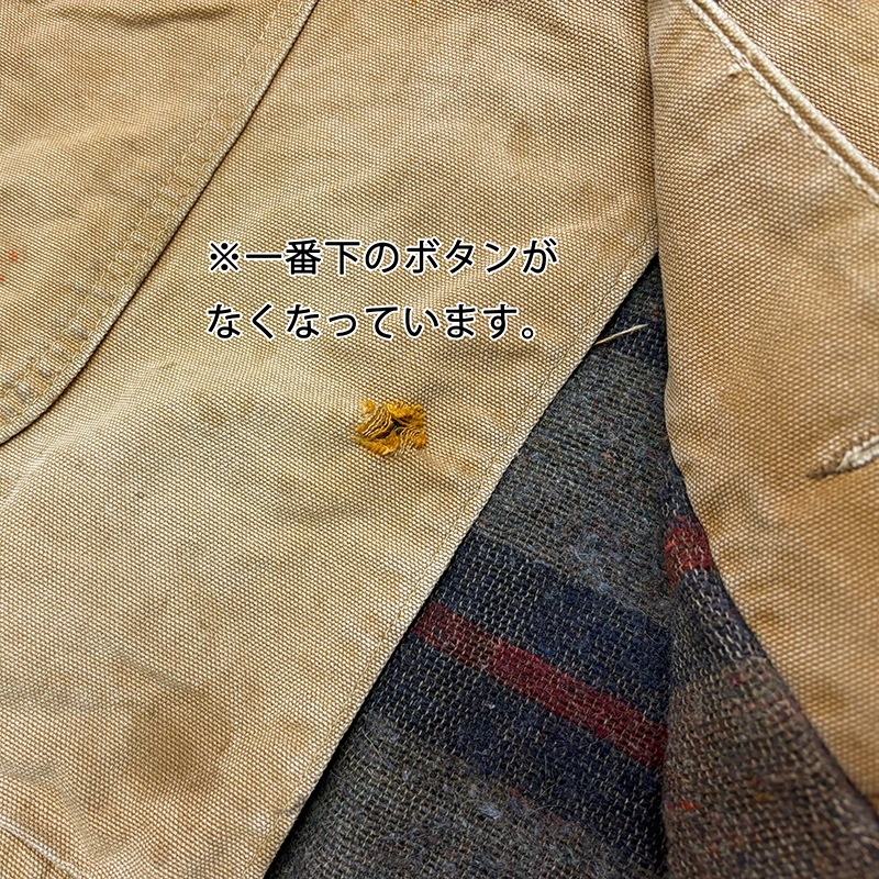 70s��Carhartt �����ϡ��ȡ�Michigan Chore Coat �ߥ�������祢�����ȡ�col:Duck Brown��size:50���֥�󥱥åȥ饤�ʡ���Made in U.S.A.����VINTAGE �ӥ�ơ����ۡ���š�