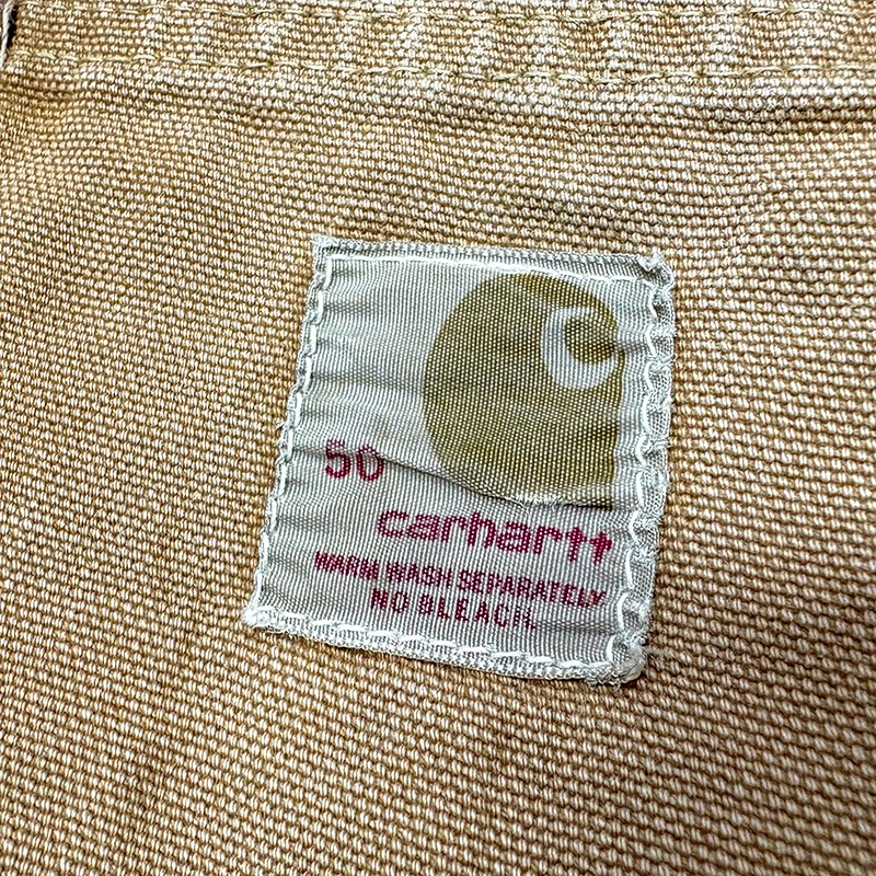 70s��Carhartt �����ϡ��ȡ�Michigan Chore Coat �ߥ�������祢�����ȡ�col:Duck Brown��size:50���֥�󥱥åȥ饤�ʡ���Made in U.S.A.����VINTAGE �ӥ�ơ����ۡ���š�