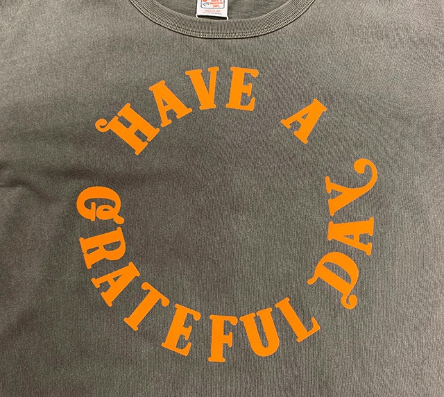 HAVE A GRATEFUL DAY �ϥ� �� ���쥤�ȥե� �ǥ���L/S T-SHIRTS TULIP ���󥰥��꡼�� T����� ���塼��åס�GOWEST��GOHEMP��Ĺµ������T��2��(BLACK/WHITE)��2023FW