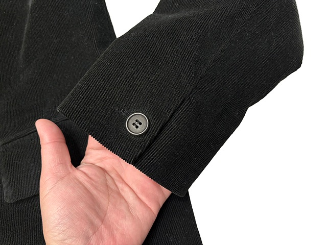 A.P.C. ڡCORDUROY TAILORED JACKET ǥ ơ顼ɥ㥱åȡcol.BLACKsize:Men's LǥѥåꡡMADE IN FRANCE OLD ɡۡš