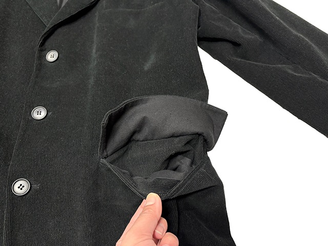 A.P.C. ڡCORDUROY TAILORED JACKET ǥ ơ顼ɥ㥱åȡcol.BLACKsize:Men's LǥѥåꡡMADE IN FRANCE OLD ɡۡš