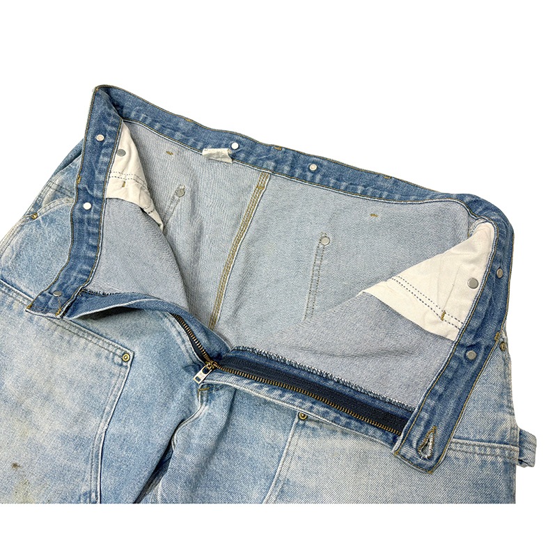 Carhartt �����ϡ��ȡ�Double Knee Denim Painter Pants ���֥�ˡ� �ڥ��󥿡��ѥ�ġ������ڥ�����ܥ����դ���col.INDIGO��size:W40��L30ɽ����COTTON100% ����USED �桼���ɡۡ���šۡ�Ź�޻����Բġ�