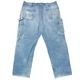 Carhartt �����ϡ��ȡ�Double Knee Denim Painter Pants ���֥�ˡ� �ڥ��󥿡��ѥ�ġ������ڥ�����ܥ����դ���col.INDIGO��size:W40��L30ɽ����COTTON100% ����USED �桼���ɡۡ���šۡ�Ź�޻����Բġ�