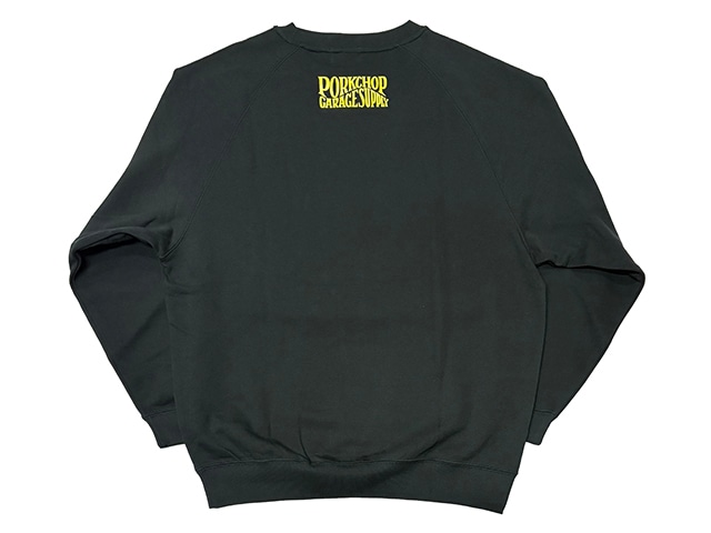PORKCHOP GARAGE SUPPLY �ݡ�������å� ���졼�����ץ饤��WAVE LOGO SWEAT �������� ���� �������åȡ�2��(BLACK/GRAY)��2025FW