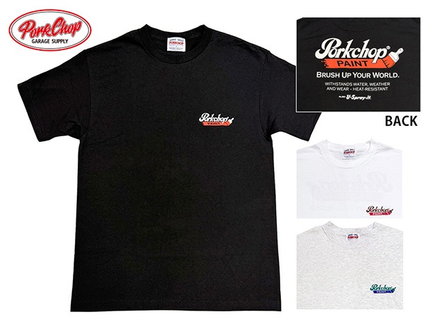 PORKCHOP GARAGE SUPPLY �ݡ�������å� ���졼�����ץ饤��PCP LOGO TEE������ T����ġ�ȾµT����ġ�3��(BLACK/WHITE/ASH)��2026SS
