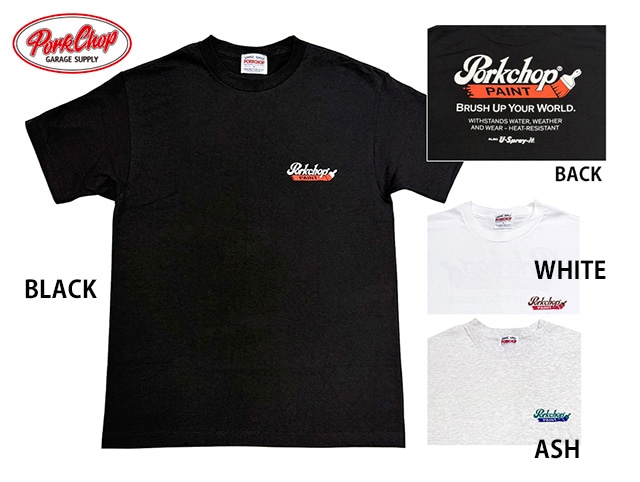 PORKCHOP GARAGE SUPPLY �ݡ�������å� ���졼�����ץ饤��PCP LOGO TEE������ T����ġ�ȾµT����ġ�3��(BLACK/WHITE/ASH)��2026SS