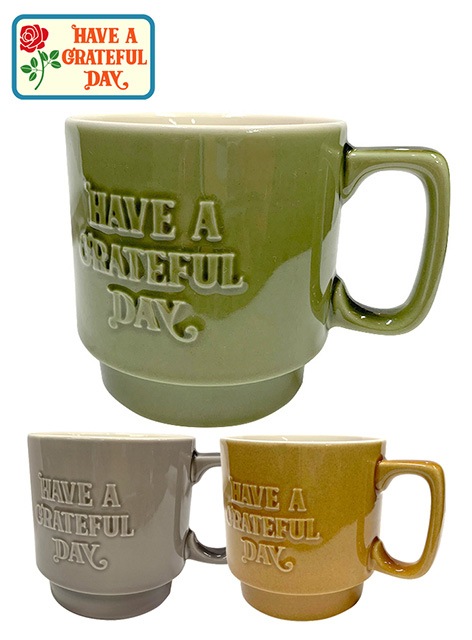 HAVE A GRATEFUL DAY �ϥ֥����졼�ȥե�ǥ���VINTAGE MUG CUP �ӥ�ơ��� �ޥ����åס�����ߥå������åס���������GOWEST��GOHEMP��2023FW