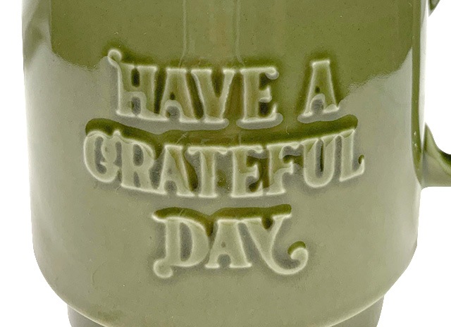HAVE A GRATEFUL DAY �ϥ֥����졼�ȥե�ǥ���VINTAGE MUG CUP �ӥ�ơ��� �ޥ����åס�����ߥå������åס���������GOWEST��GOHEMP��2023FW