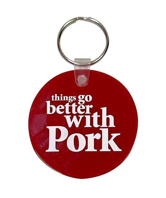 PORKCHOP GARAGE SUPPLY �ݡ�������å� ���졼�� ���ץ饤��KEY TAG2025 / CIRCLE PORK RED �������� ��������ݡ����������ۥ��������С������ۥ����