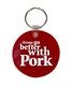PORKCHOP GARAGE SUPPLY �ݡ�������å� ���졼�� ���ץ饤��KEY TAG2025 / CIRCLE PORK RED �������� ��������ݡ����������ۥ��������С������ۥ����