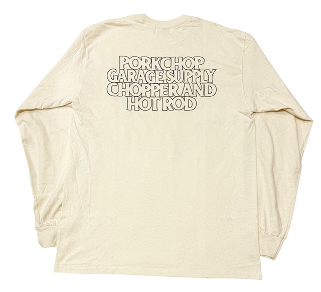 PORKCHOP GARAGE SUPPLY �ݡ�������å� ���졼�����ץ饤��C&H LOGO L/S TEE��C&H���� ���󥰥��꡼�� T����ġ�ĹµT����ġ�����T��3��(NAVY/NATURAL/MAROON)��2026AW
