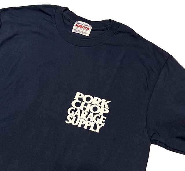 PORKCHOP GARAGE SUPPLY �ݡ�������å� ���졼�����ץ饤��C&H LOGO L/S TEE��C&H���� ���󥰥��꡼�� T����ġ�ĹµT����ġ�����T��3��(NAVY/NATURAL/MAROON)��2026AW