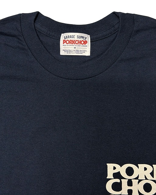 PORKCHOP GARAGE SUPPLY �ݡ�������å� ���졼�����ץ饤��C&H LOGO L/S TEE��C&H���� ���󥰥��꡼�� T����ġ�ĹµT����ġ�����T��3��(NAVY/NATURAL/MAROON)��2026AW