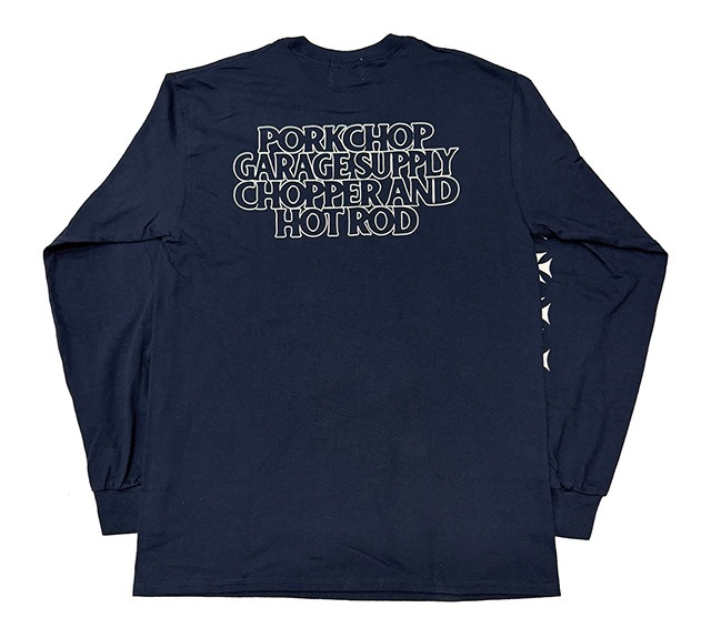 PORKCHOP GARAGE SUPPLY �ݡ�������å� ���졼�����ץ饤��C&H LOGO L/S TEE��C&H���� ���󥰥��꡼�� T����ġ�ĹµT����ġ�����T��3��(NAVY/NATURAL/MAROON)��2026AW