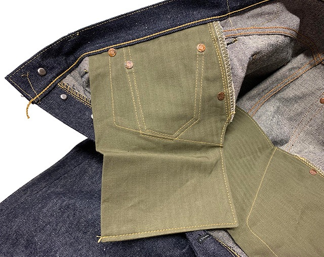 WAREHOUSE �������ϥ�����DSB S1001XX (1000XX)����1946model�ۡ�NON WASH �Υ󥦥��å��塡DEADSTOCK BLUE��INDIGO��1946ǯ��ǥ롡���ƥå����դ����ǥ˥ࡡ������
