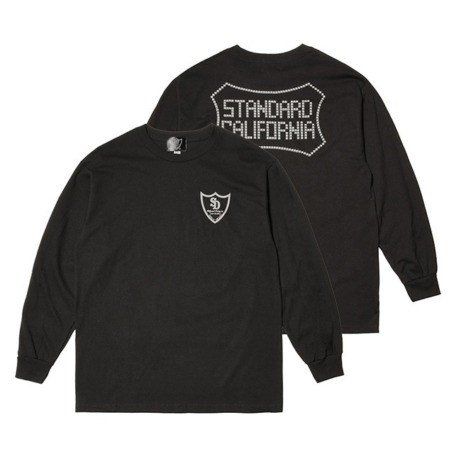 HTC �� Standard California��Logo Long Sleeve Tee���ϥꥦ�å� �ȥ졼�ǥ��� ����ѥˡ��ߥ���������ɥ���ե���˥�������T��Hollywood Trading Company������ܡ�3����BLACK/NAVY/WHITE��